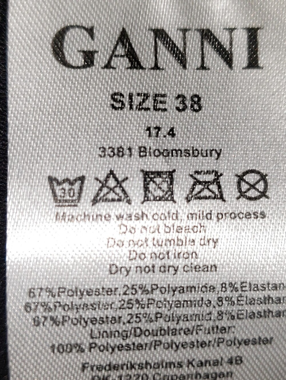Ganni Bloomsbury Mini Dress - Picture 5 of 7